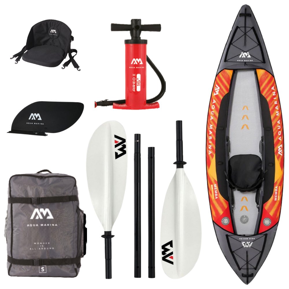 Aqua Marina 10’10” Memba-330 Touring Kayak 1-person. DWF Deck. Kayak paddle included - Escape Urban Life