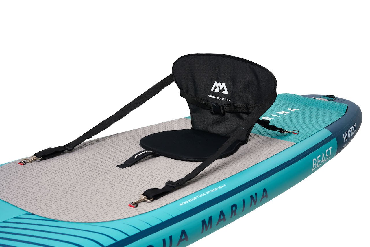 Aqua Marina 10’6″ Beast (Aqua Splash) - Advanced All-around iSUP, 3.2m/15cm, with carbon/fiberglass hybrid PASTEL paddle and coil leash - Escape Urban Life