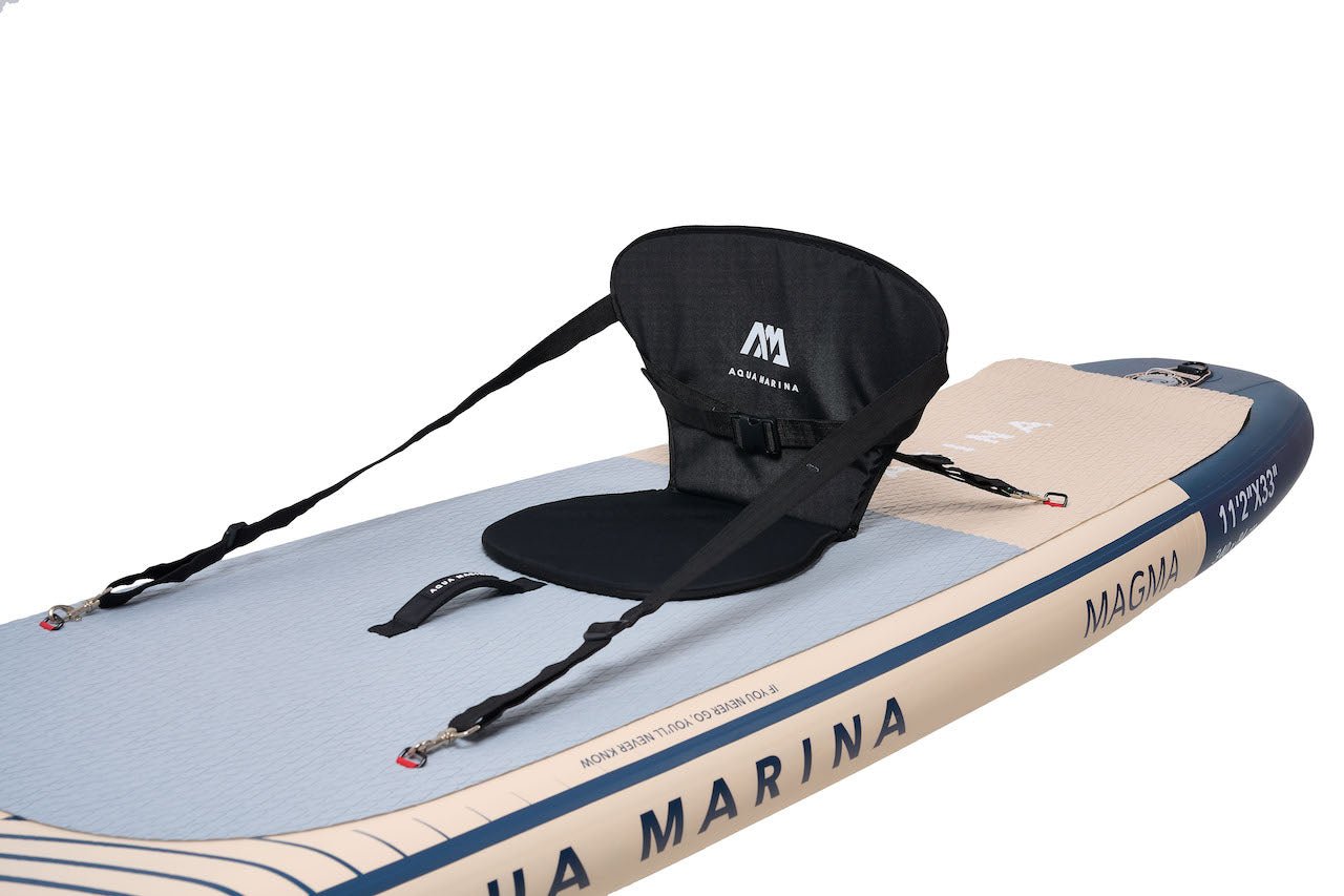 Aqua Marina 11’2″ Magma (Earth Wave) - Advanced All-around iSUP, 3.4m/15cm, with carbon/fiberglass hybrid PASTEL paddle and coil leash - Escape Urban Life