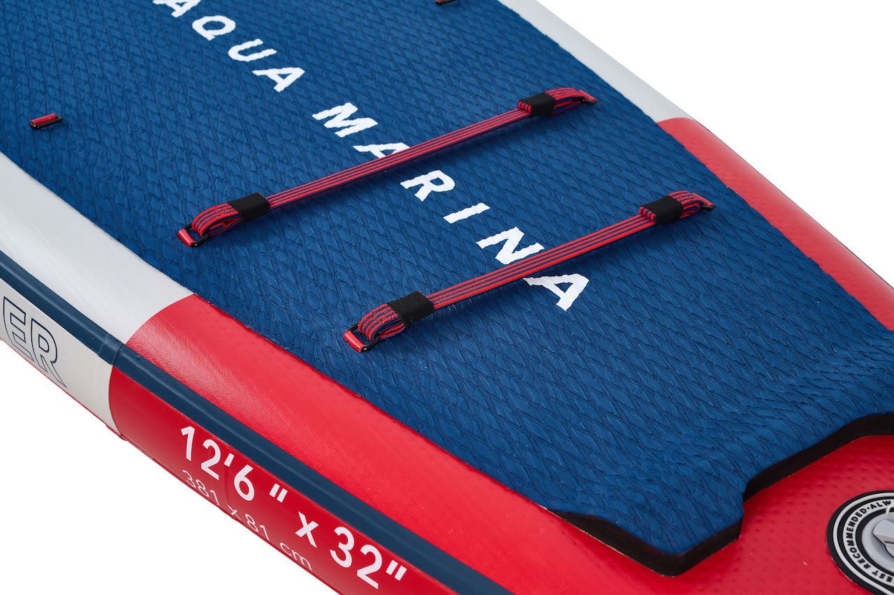 Aqua Marina 12′ 6″ Hyper (Navy) - Touring iSUP, 3.81m/15cm, with coil leash - Escape Urban Life