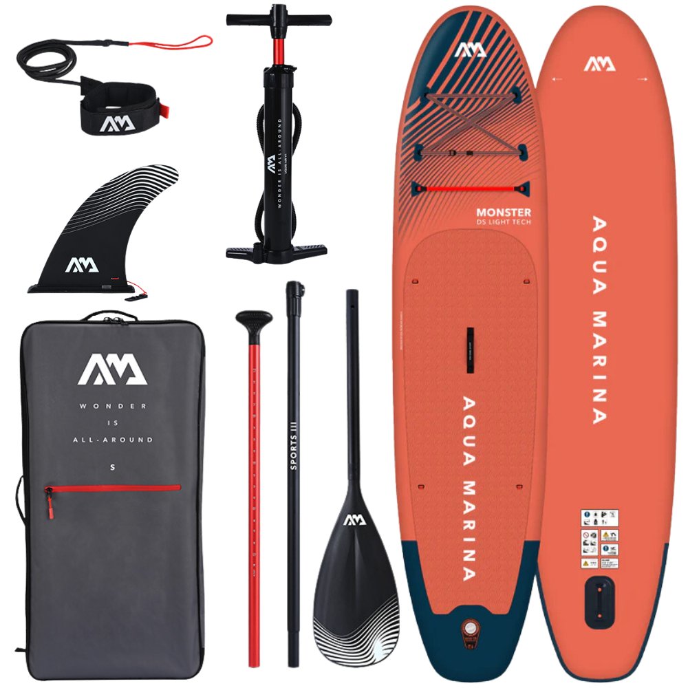 Aqua Marina 12’0″ Monster - All-Around iSUP, 3.66m/15cm, with paddle and safety leash - Escape Urban Life