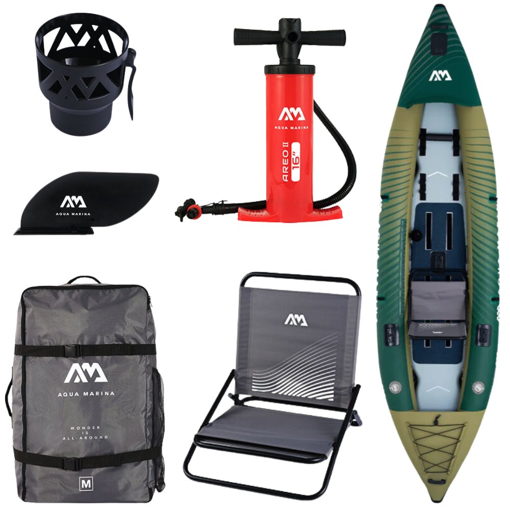 2-person. DWF Deck. Foldable fishing seat x1, Cup holder. (paddle excluded) - Escape Urban Life