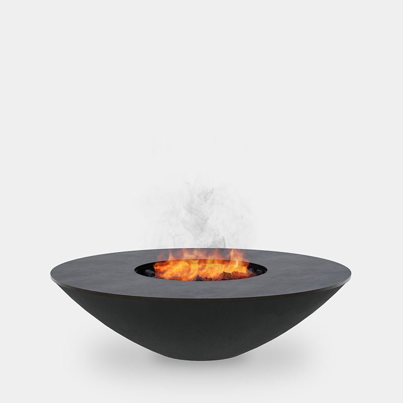 Arteflame Classic 40" Black Label - Fire Bowl with Cooktop - Escape Urban Life