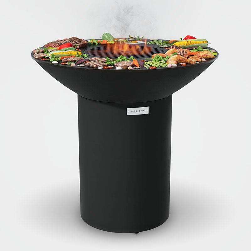 Arteflame Classic 40" Black Label - Tall Round Base - Escape Urban Life