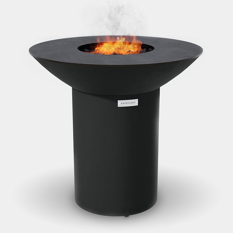 Arteflame Classic 40" Black Label - Tall Round Base - Escape Urban Life