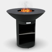 Arteflame Classic 40" Black Label - Tall Round Base With Storage - Escape Urban Life