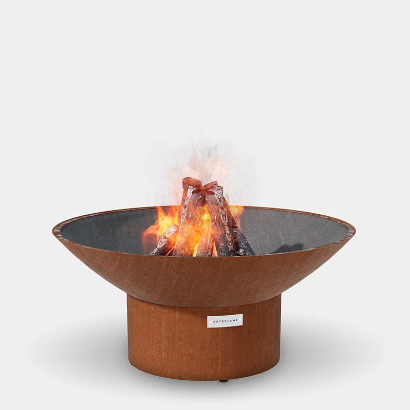 Arteflame Classic 40" Fire Pit - Low Round Base - Escape Urban Life