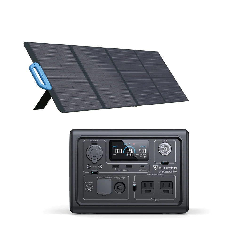 BLUETTI EB3A Portable Power Station | 600W 268Wh - Escape Urban Life