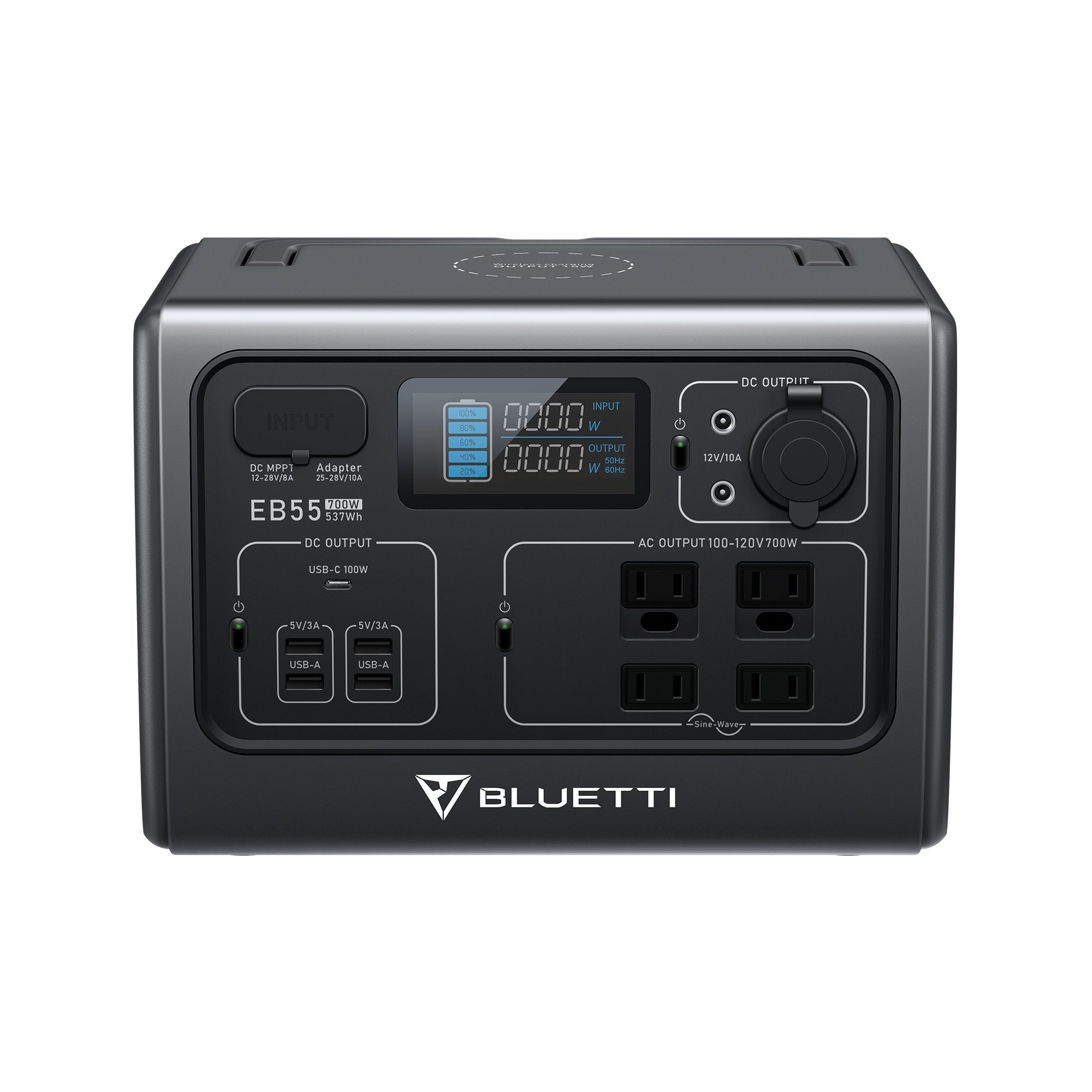 BLUETTI EB55 Portable Power Station | 700W 537Wh - Escape Urban Life