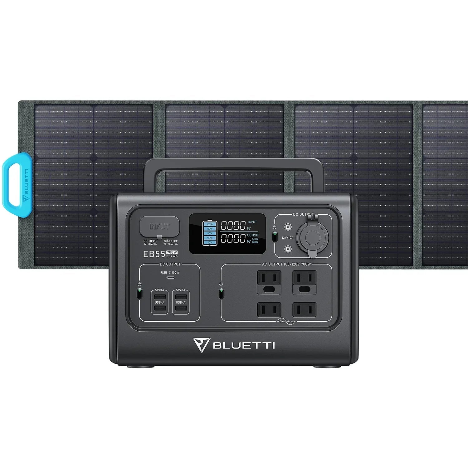 BLUETTI EB55 Portable Power Station | 700W 537Wh - Escape Urban Life