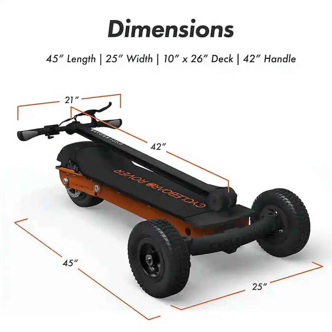 CycleBoard Rover All-Terrain Electric Vehicle - Escape Urban Life