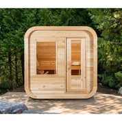 Dundalk LeisureCraft Canadian Timber Luna Outdoor Sauna - Escape Urban Life