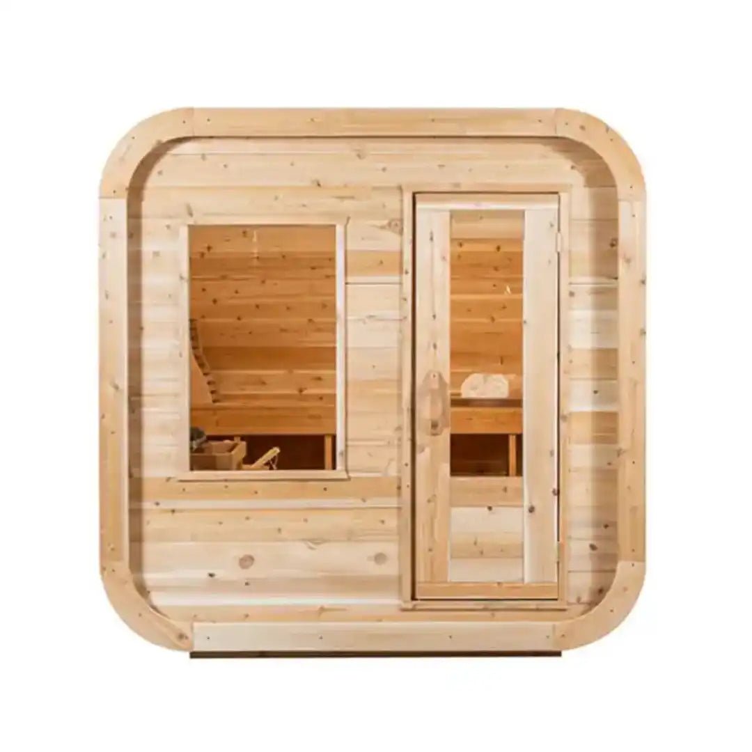 Dundalk LeisureCraft Canadian Timber Luna Outdoor Sauna - Escape Urban Life