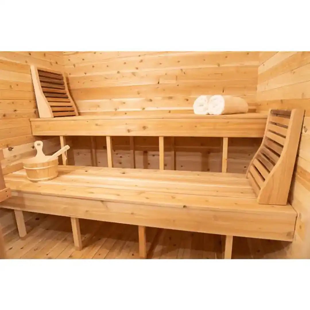 Dundalk LeisureCraft Canadian Timber Luna Outdoor Sauna - Escape Urban Life