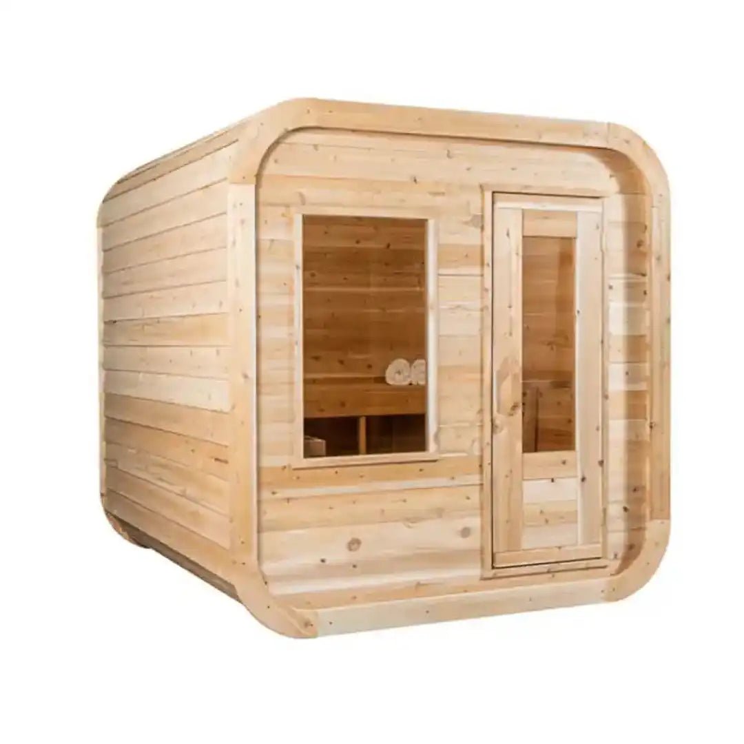 Dundalk LeisureCraft Canadian Timber Luna Outdoor Sauna - Escape Urban Life