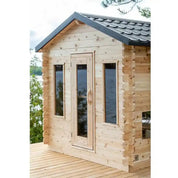 Dundalk LeisureCraft Georgian Cabin Outdoor Sauna - Escape Urban Life