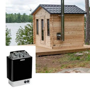 Dundalk LeisureCraft Georgian Cabin Outdoor Sauna - Escape Urban Life