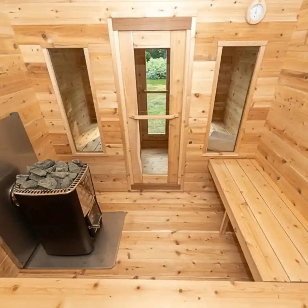 Dundalk LeisureCraft Georgian Cabin Sauna with Changeroom - Escape Urban Life