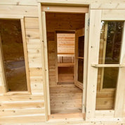 Dundalk LeisureCraft Georgian Cabin Sauna with Changeroom - Escape Urban Life