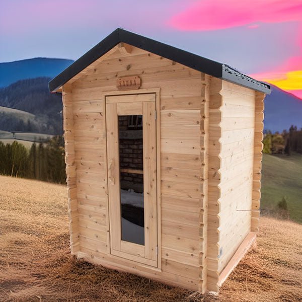 Dundalk LeisureCraft Granby Outdoor Steam Sauna - Escape Urban Life