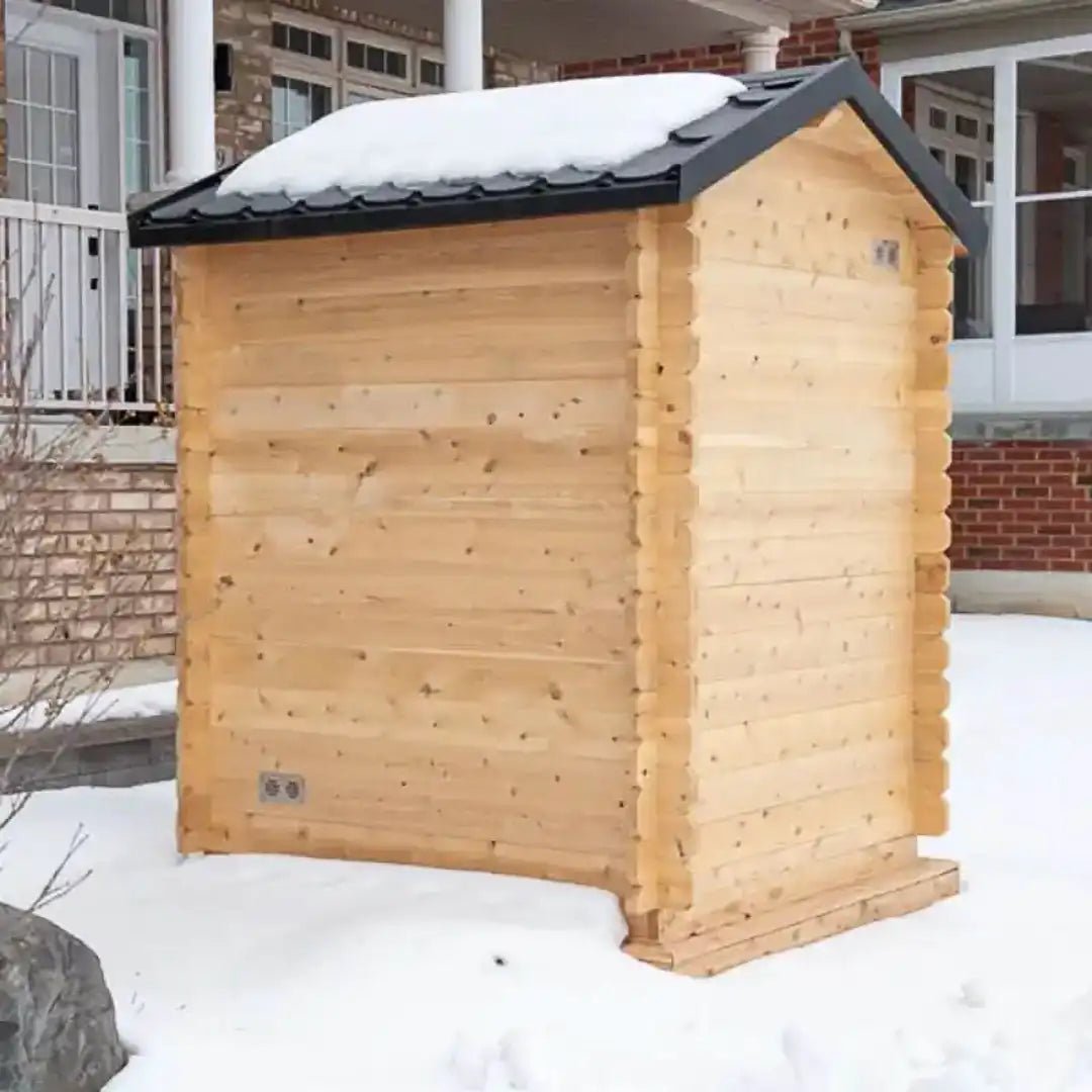 Dundalk LeisureCraft Granby Outdoor Steam Sauna - Escape Urban Life