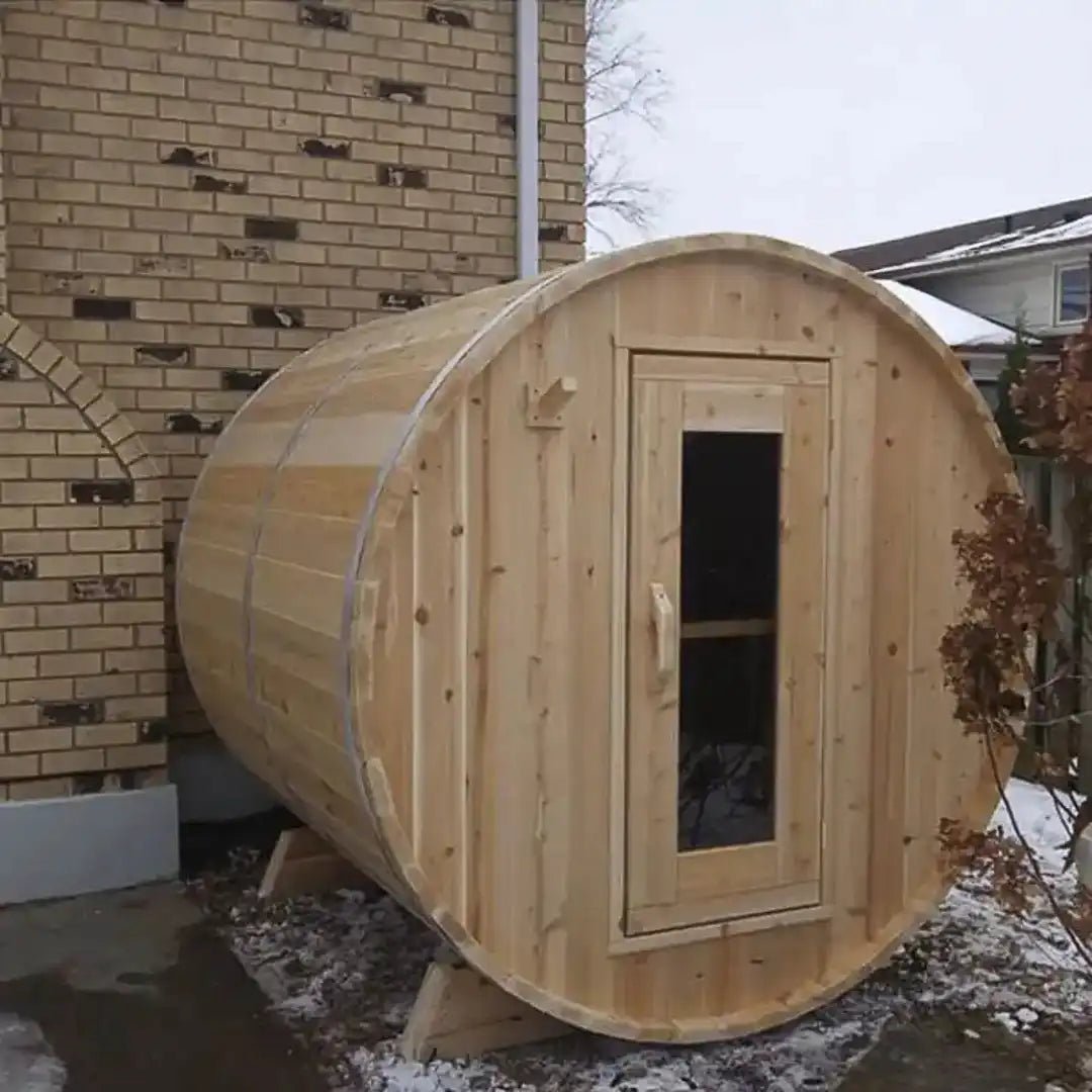 Dundalk LeisureCraft Harmony Outdoor Barrel Sauna - Escape Urban Life