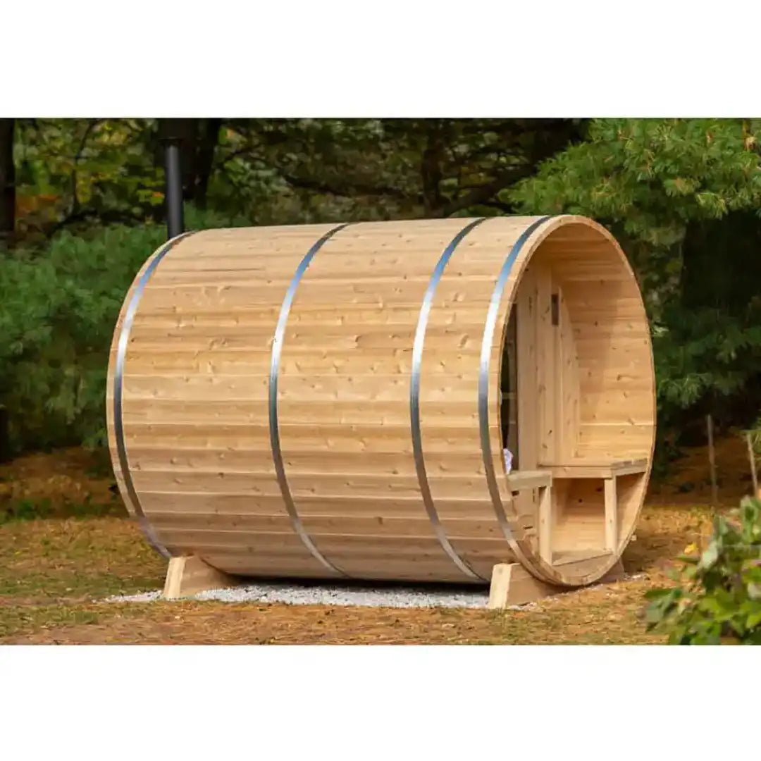 Dundalk LeisureCraft Serenity CTC2245W 4-Person Outdoor Sauna - Escape Urban Life