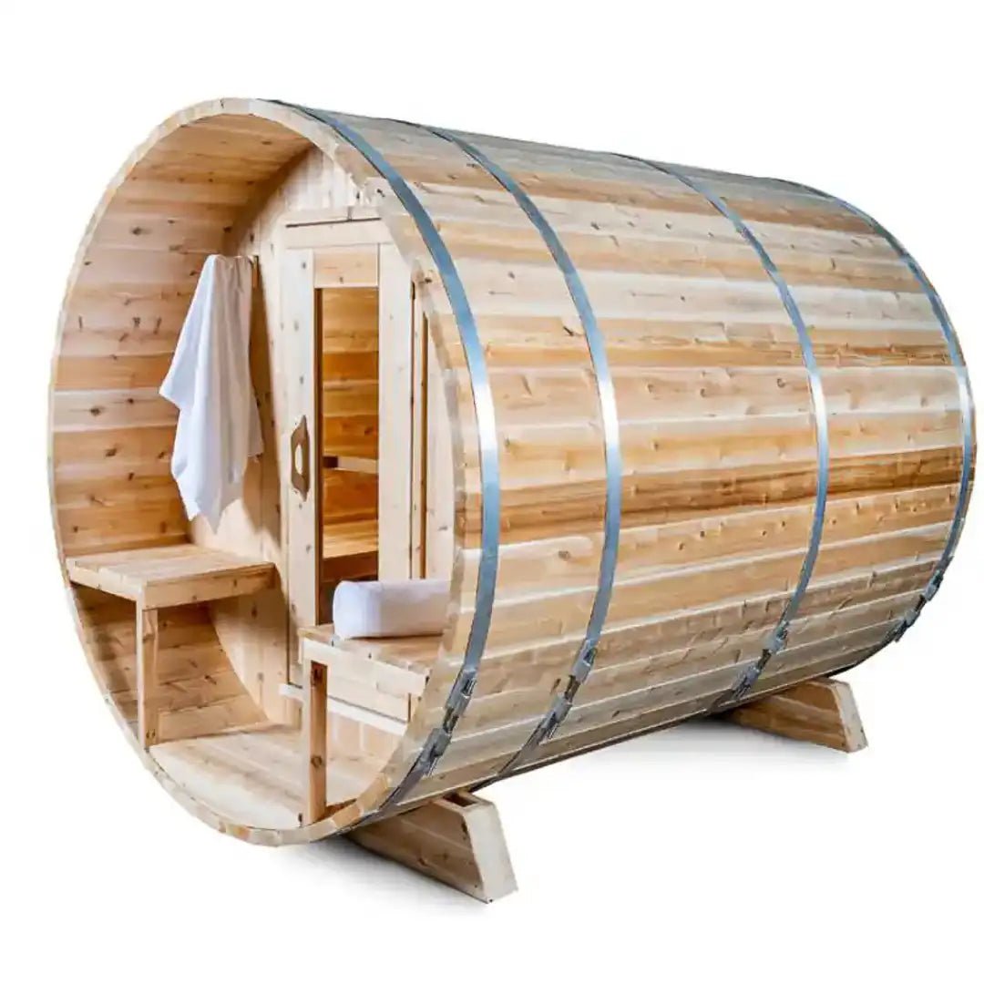 Dundalk LeisureCraft Serenity CTC2245W 4-Person Outdoor Sauna - Escape Urban Life