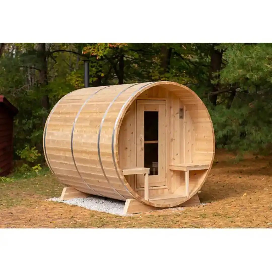 Dundalk LeisureCraft Serenity CTC2245W 4-Person Outdoor Sauna - Escape Urban Life