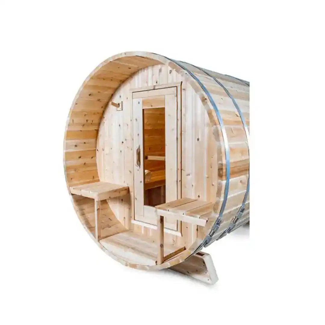 Dundalk LeisureCraft Serenity CTC2245W 4-Person Outdoor Sauna - Escape Urban Life