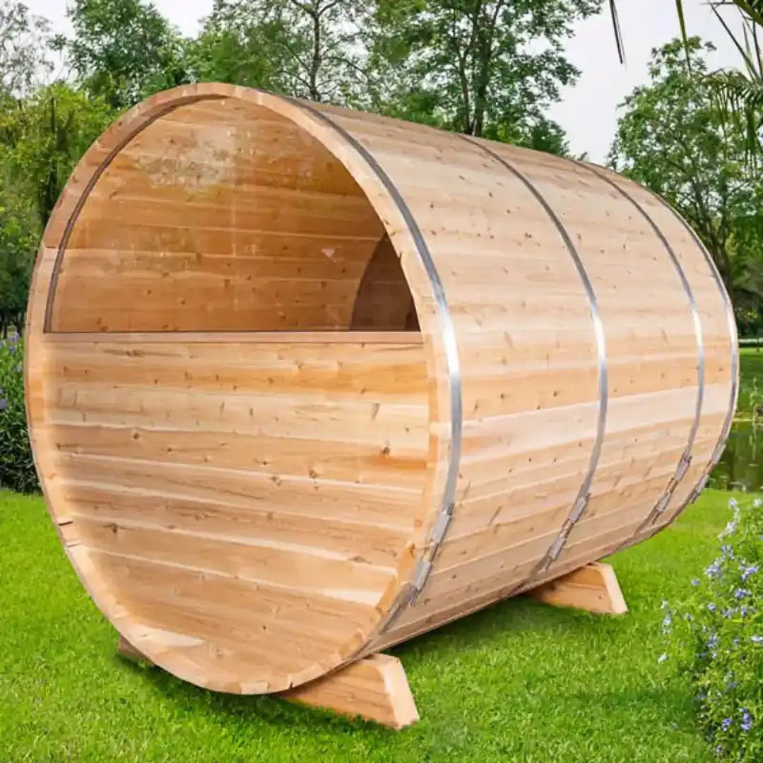 Dundalk LeisureCraft Serenity Outdoor Barrel Sauna CTC2245MP - Escape Urban Life