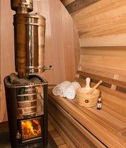 Dundalk LeisureCraft Serenity Outdoor Barrel Sauna CTC2245MP - Escape Urban Life