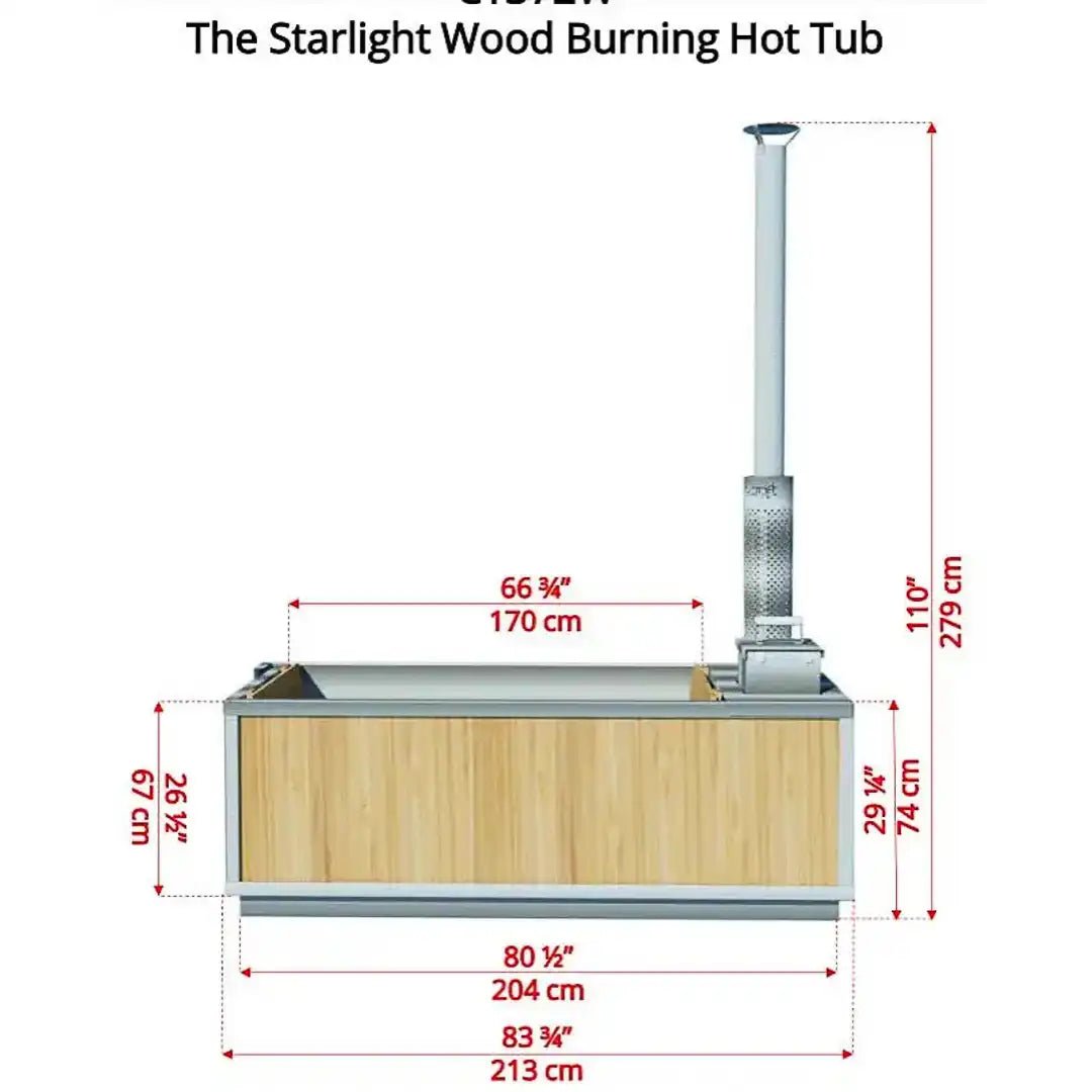 Dundalk LeisureCraft The Starlight Wood Burning Hot Tub - Escape Urban Life