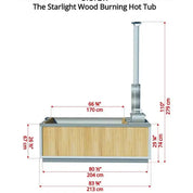 Dundalk LeisureCraft The Starlight Wood Burning Hot Tub - Escape Urban Life