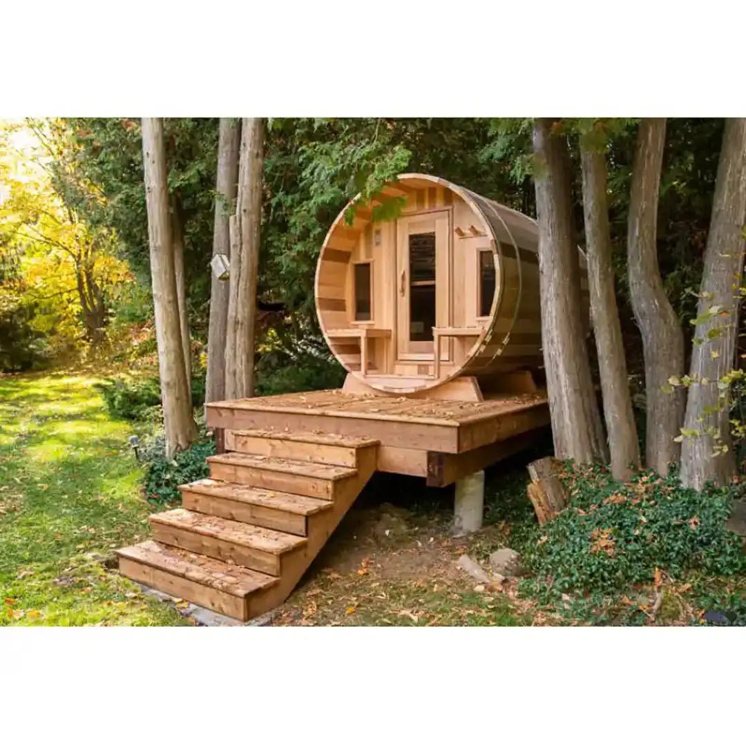 Dundalk LeisureCraft Tranquility Outdoor Sauna - Escape Urban Life