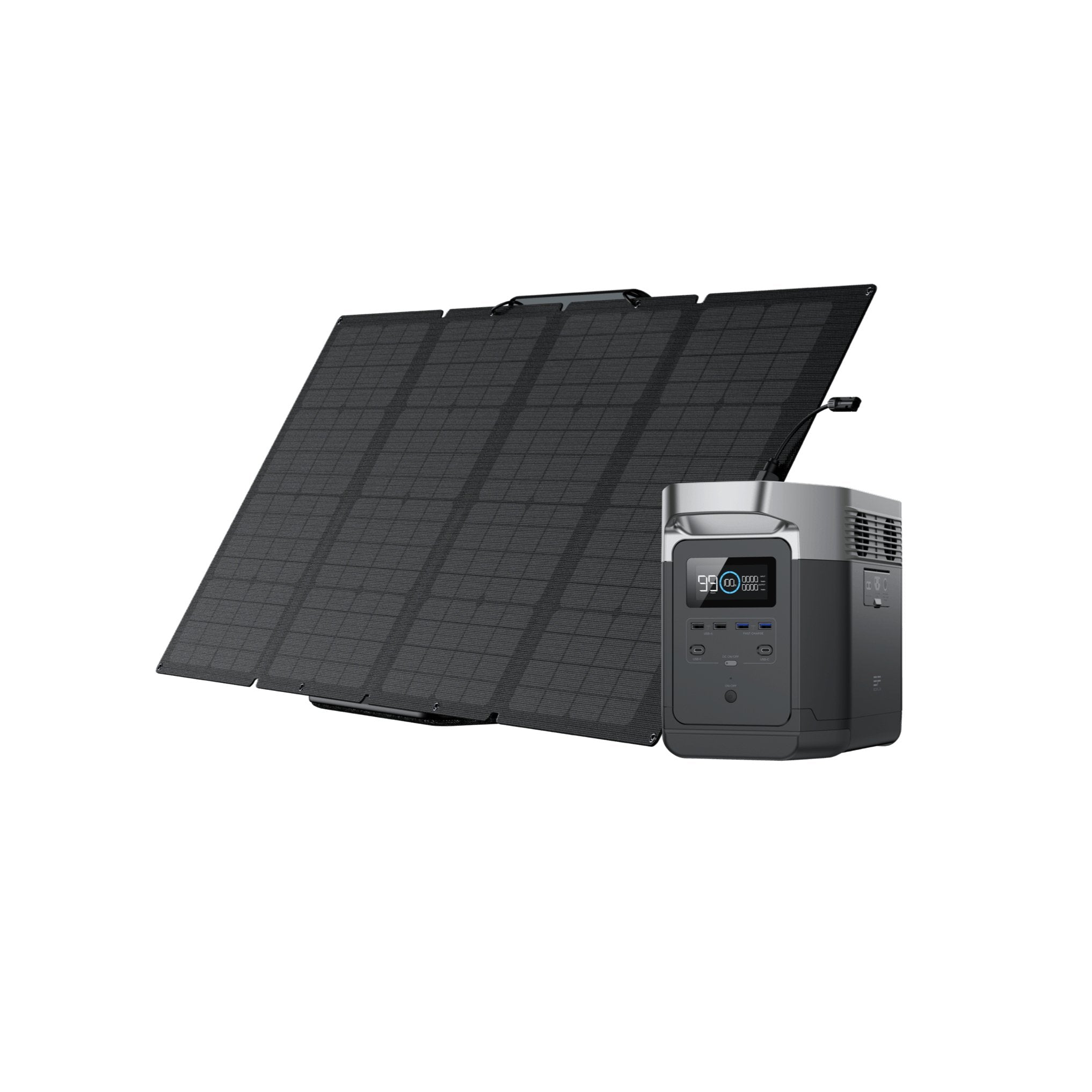 EcoFlow DELTA Solar Generator (PV 160W) - Escape Urban Life