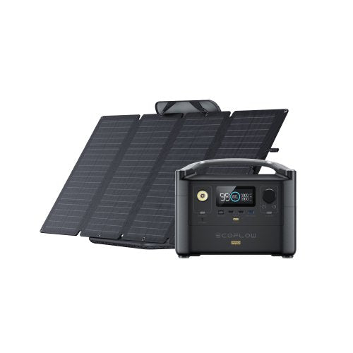 EcoFlow RIVER Pro Solar Generator (PV160W) - Escape Urban Life