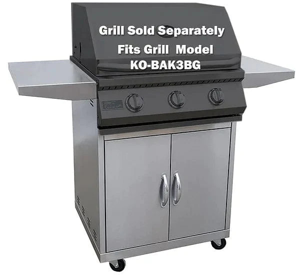 Kokomo Grills - 3 Burner Grill Cart - KO-BAK3BG-C - Escape Urban Life