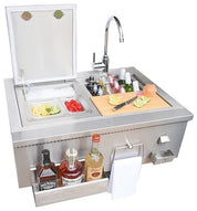 Kokomo Grills - 30" Cocktail Station w/ Sink - KO-30CKT-SNK - Escape Urban Life