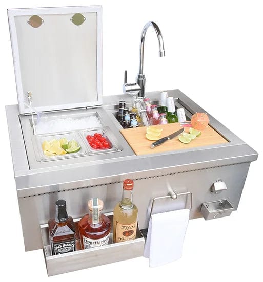 Kokomo Grills - 30" Cocktail Station w/ Sink - KO-30CKT-SNK - Escape Urban Life