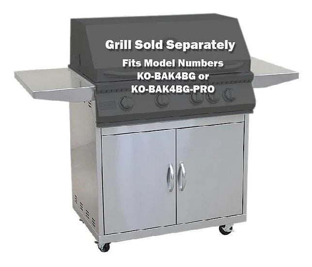 Kokomo Grills - 4 Burner Grill Cart - KO-BAK4BG-C - Escape Urban Life