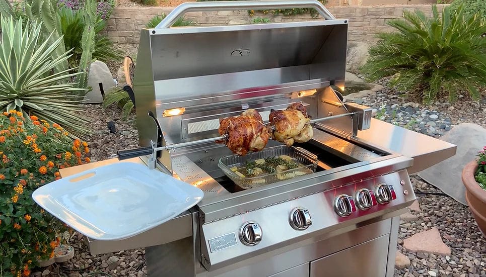 Kokomo Grills - 4 Burner S/S Rotisserie - KO-BAKRA - Escape Urban Life