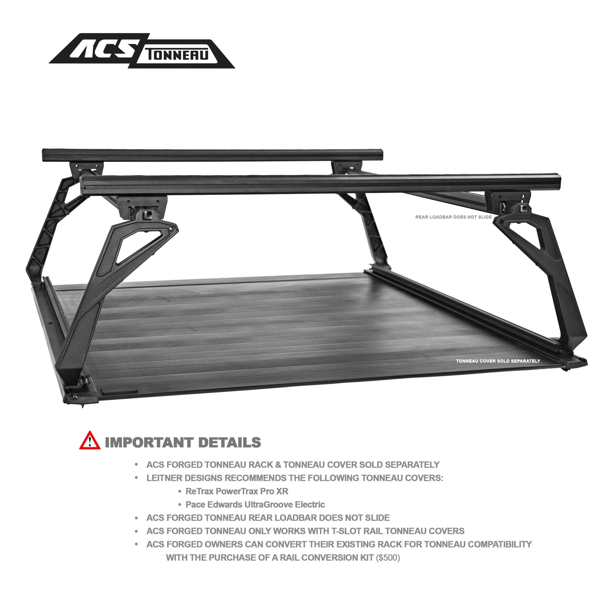 Leitner Designs ACS FORGED TONNEAU - RACK ONLY - Ford - Escape Urban Life