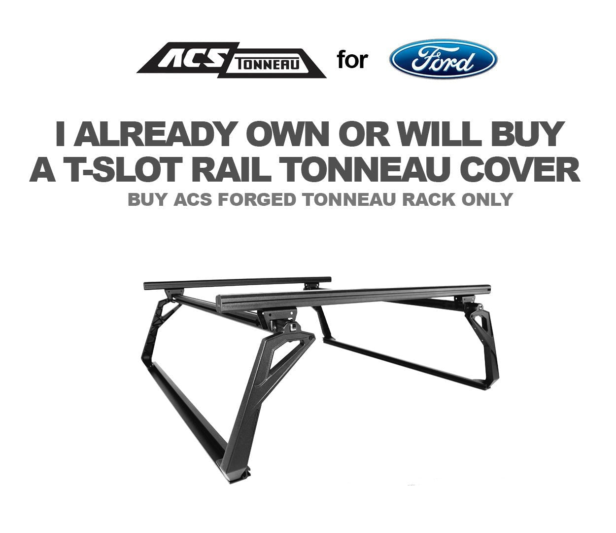 Leitner Designs ACS FORGED TONNEAU - RACK ONLY - Ford - Escape Urban Life