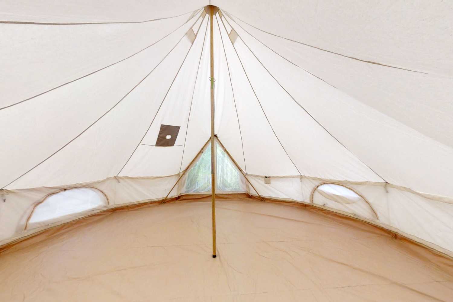 Life inTents Fernweh™ 360 View Canvas Bell Tent 16' (5 Meters) - Escape Urban Life