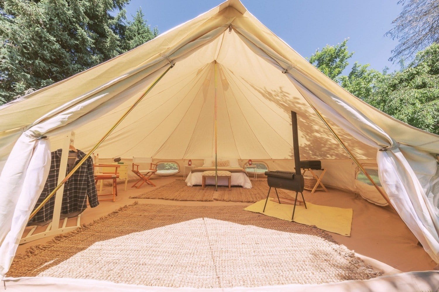 Life inTents Frenweh™ 360 View Canvas Bell Tent 20' (6 Meters) - Escape Urban Life