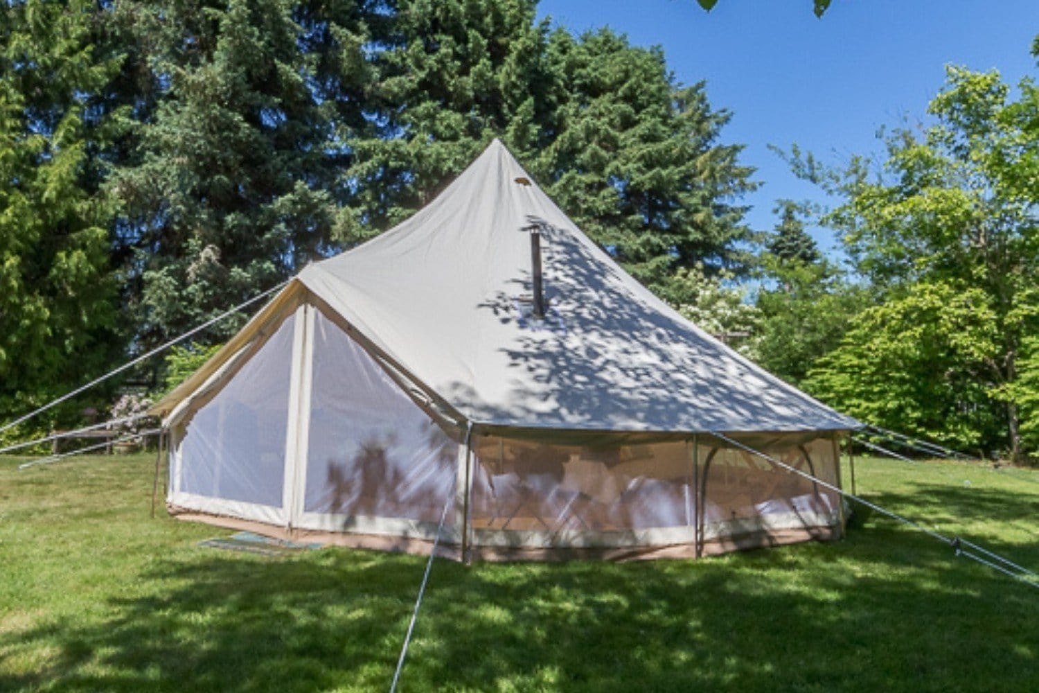 Life inTents Frenweh™ 360 View Canvas Bell Tent 20' (6 Meters) - Escape Urban Life