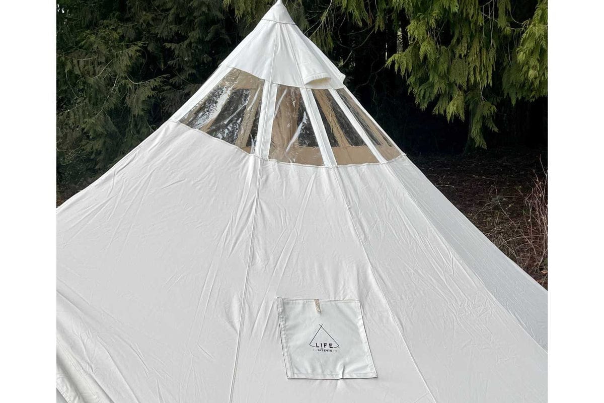 Life inTents Stella Stargazing 360 View Canvas Bell Tent 13' (4 Meters) - Escape Urban Life