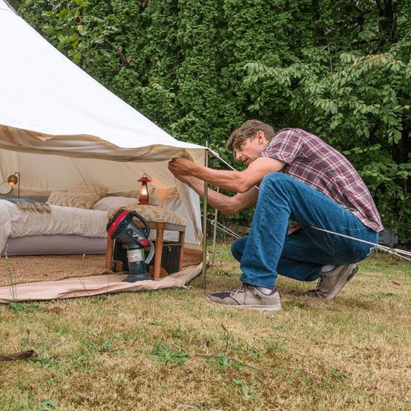 Life inTents Stella Stargazing 360 View Canvas Bell Tent 13' (4 Meters) - Escape Urban Life