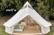 Life inTents Stella Stargazing 360 View Canvas Bell Tent 13' (4 Meters) - Escape Urban Life